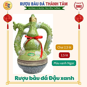 Rượu Bàu Đá Chai 2,5 lít (Đậu xanh) Thành Tâm - Đặc sản Bình Đinh, quà tặng, rượu đậu xanh