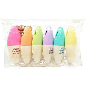 Vỉ 6 Cây Bút Dạ Quang BC-705