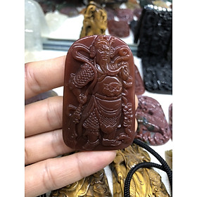Mua Mặt dây chuyền Quan Công  Quan Vũ phong thủy đá đỏ