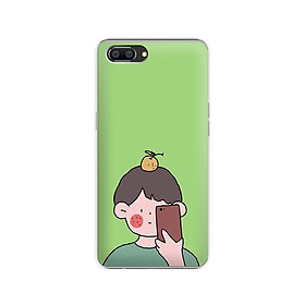 Ốp lưng dẻo cho điện thoại Realme C1 - 01184 7898 BOY01 - in hình chibi dễ thương - Hàng Chính Hãng