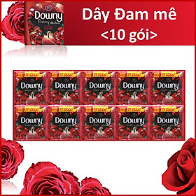 Nước xả vải Downy Đam mê Dây 10 gói