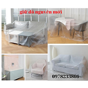 Mua Màng che phủ ngăn bụi nội thất đa năng ABA2 4x12  giữ nguyên mới nội thất  rộng 2 4m dài 12m (từ 20cm kéo rộng ra 2 4m)