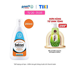 Dầu gội Selsun chống gàu, sạch gàu & hết ngứa da đầu Selsun Anti-Dandruff Shampoo 250ml