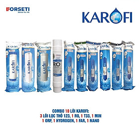 Mua Combo 10 lõi lọc nước Karofi cho máy lọc nước Optimus Plus O-P1310 - Hàng chính hãng