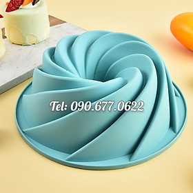 Khuôn silicone làm bánh, rau câu hình xoắn ốc size 20 cm – Mã số 1202