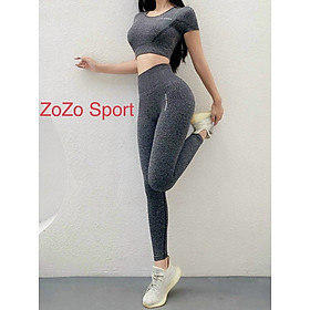 Áo Croptop Gym Nữ Fitness Có Mút Ngực