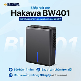 Máy hút ẩm mini Hakawa Airdog BW401 Diện tích sử dụng 20m² Hàng chính hãng