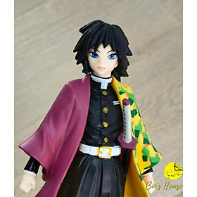 Mô Hình Nhân Vật Truyện Kimetsu no Yaiba -Tanjirou- Nezuko- Zenitsu-Inosuke-Giyuu-Shinobu cao 16cm