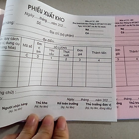 Phiếu xuất kho 2 liên 60 tờ A5
