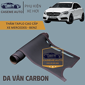 [MERCEDES-BENZ] Thảm Taplo 3 Lớp Dành Cho Các Xe Hãng MERCEDES-BENZ, Da Vân Carbon Cao Cấp - Hàng Chính Hãng