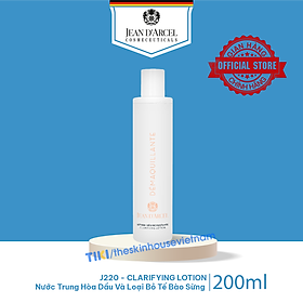 J220 Nước trung hòa dầu và loại bỏ tế bào sừng - Clarifying Lotion 200ml - Jean d'Arcel