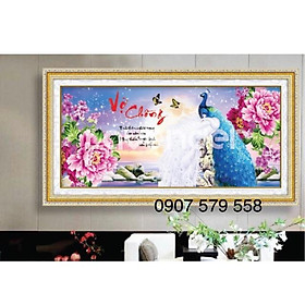 Mua Tranh thêu vợ chồng kt 83x43 cm