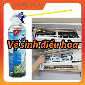 Bình xịt vệ sinh điều hòa máy lạnh Hàn Quốc 330ml-Tự làm tại nhà dễ sử dụng