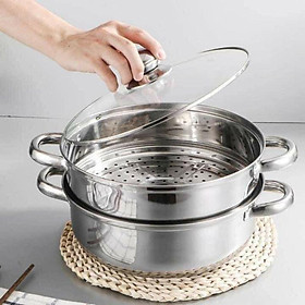 Mua NỒI HẤP INOX 2 TẦNG