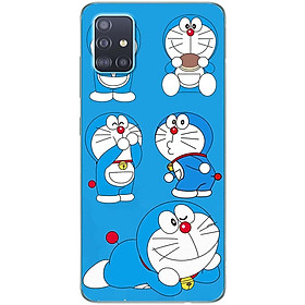 Ốp lưng dành cho Samsung A71 mẫu Doraemon ham ăn