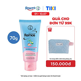 Kem chống muỗi đốt cho bé từ 6 tháng tuổi hương khuynh diệp Rohto Mentholatum Remos Baby Cream 70g