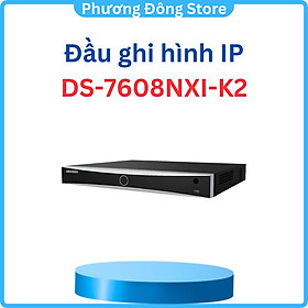 Mua Đầu ghi camera IP 8 kênh HIKVISION DS-7608NXI-K2 Ultra HD 4K 8MP AI nhận diện khuôn mặt  .-Hàng chính hãng