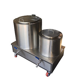 Mua Nồi nấu phở đôi (1 nồi 100 lít và 1 nồi 20 lít)