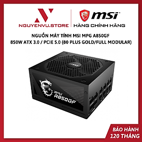 Mua Nguồn máy tính MSI MPG A850GF ATX 3.0 / PCIE 5.0 850W (80 Plus Gold/Full Modular) - Hàng Chính Hãng