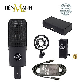 Mua  Tặng Cable  Audio Technica AT4040 Mic Condenser Thu Âm Phòng Studio  Micro Biểu Diễn Chuyên Nghiệp Microphone Cardioid AT-4040 Hàng Chính Hãng