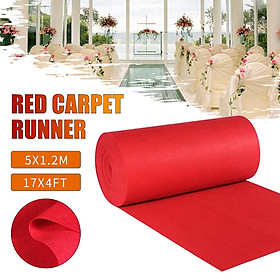 4x17FT Red Carpet Hollywood Awards Wedding Party Aisle Floor Runner B1 S1 ME