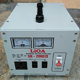 Ổn áp lioa 2kva model SH - 2000 II dây đồng 100%