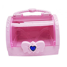 Handled Storage Box Hair Accessory Storage Case for Stationery Desktop Tools