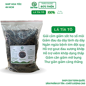 500g Lá Tía Tô Khô Nguyên Chất – Tía Tô Hỗ Trợ Giải Cảm, Hỗ Trợ Dạ Dày, Gout, Giảm Cân Nhanh