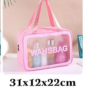 Túi Đựng Mỹ Phẩm, Đồ Trang Điểm Đi Du Lịch Washbag Trong Suốt Chống Thấm Nước Tiện Lợi- Hàng Chính Hãng