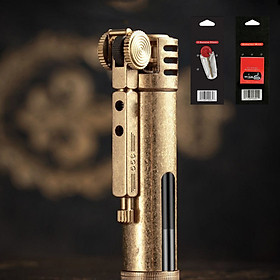 Mua Hộp Quẹt Bật Lửa Xăng Đá Z556 -1Có Buồng Cản Gió Cực Chất + Tặng Trọn Bộ Bấc Đá Chuyên Dụng Cho Bật Lửa Xăng Đá Cao Cấp (Màu Ngẫu Nhiên)