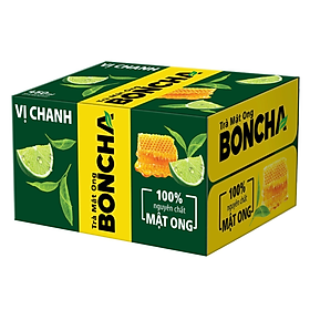 Thùng 24 Chai Trà Mật Ong vị Chanh BONCHA 450ml