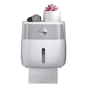 Hộp đựng Giấy vệ sinh 2 Tầng Cao Cấp - Tặng Bộ 5 Khẩu Trang Y Tế Thái Dương TD09