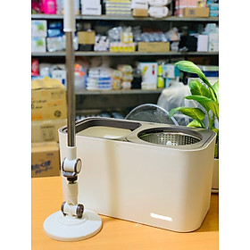 Mua Bộ Chổi Lau Nhà Dual Bucket Cao Cấp ETM478 (lồng vắt inox) cam kết hàng chuẩn  y hình