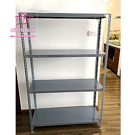 Kệ sắt Mini 4 Tầng | Cao 120cm x Dài 80cm x Rông 30cm