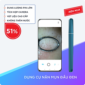 Máy Hút Mụn, Bộ Dụng Cụ Nặn Mụn Cám Thông Minh