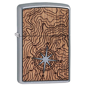 Bật Lửa Zippo WOODCHUCK USA Compass 49055
