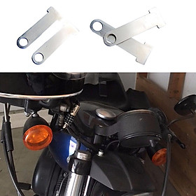 Motorcycle Open Face Helmet Lock for Quick Release Buckle Fastener Silver