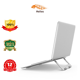 Giá Đỡ Dành Cho Laptop Macbook Để Bàn Chất Liệu Hợp Kim Nhôm Cao Cấp Hàng Nhập Khẩu Helios