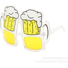 Fun Beer Mug Eyeglasses Overflow Beer Cup Eye Glasses for Costume Party Stage Shown Party Supplies
