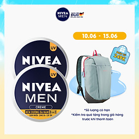 Combo 2 Kem Dưỡng Da Nam NIVEA MEN Creme 3in1 Giúp Giảm Nhờn, Sáng Da, Cấp Ẩm (30ml) - 83923