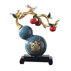 Feng Shui Gourd Statue Crafts for Furnishing Interior Table Decoration