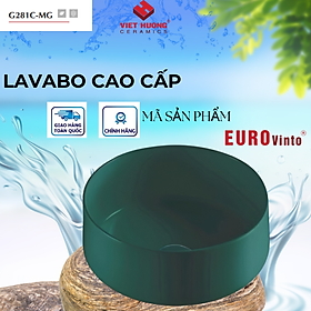 CHẬU RỬA MẶT LAVABO EUROVINTO CAO CẤP MÃ G281C-MG