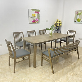 Mua BỘ MÙA THU 1.6m 5 ghế và 1 bench TAGO MT1.6.1.5B