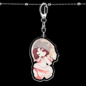 Móc khóa Identity V Nhân cách thứ năm ver nền đen in hình anime chibi (Mica trong acrylic)