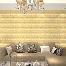 Bộ 20 miếng xốp dán tường giả gạch 3D 70x77cm