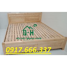 GIƯỜNG  NGỦ GỖ SỒI NGA 1M6X2M DÀNH CHO GIA ĐÌNH