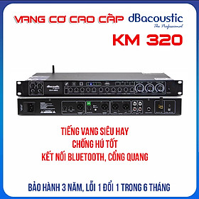 Vang cơ DB Acoustic KM 320 - Vang nhại siêu mượt, chống hú tốt, kết nối bluetooth, cổng quang học - Hàng chính hãng