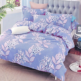 Bộ Drap Không Mền Thương Hiệu Yoona Korea- Blue Lilac