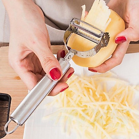 Mua Cây Bào Rau Củ Thân Kim Loại 2 in 1 (ảnh thật)