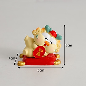 Mua Mô Hình Rồng Tiểu Long Tọa Sen Trang Trí Decord_ Hàng chính hãng